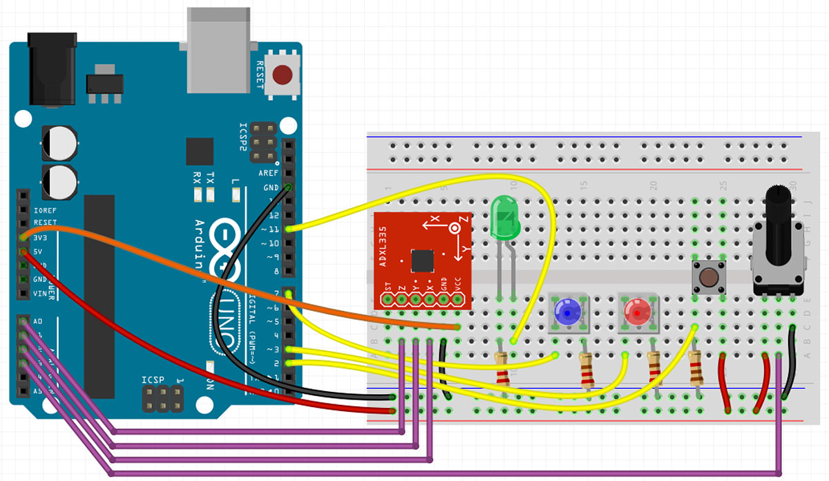 Arduino Accelerometer Alarm